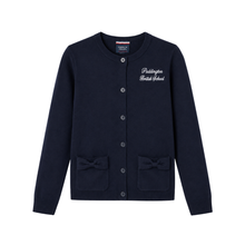 Girl Bow Pocket Cardigan