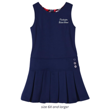 Navy Pleated Pinafore