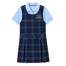 Plaid Pinafore - Round Neck