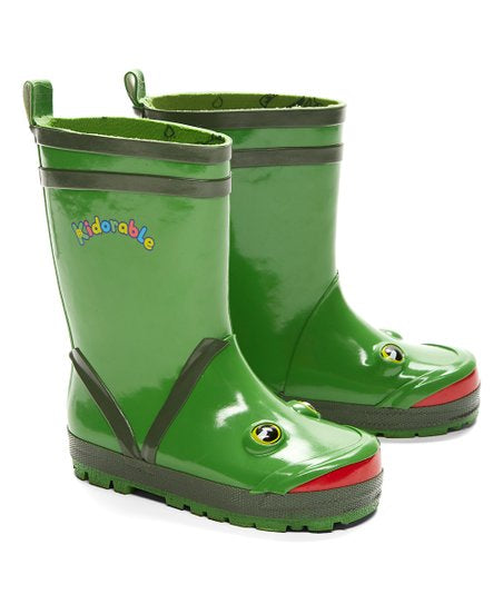 Kidorable Toddler Rain Boots - Frog Style