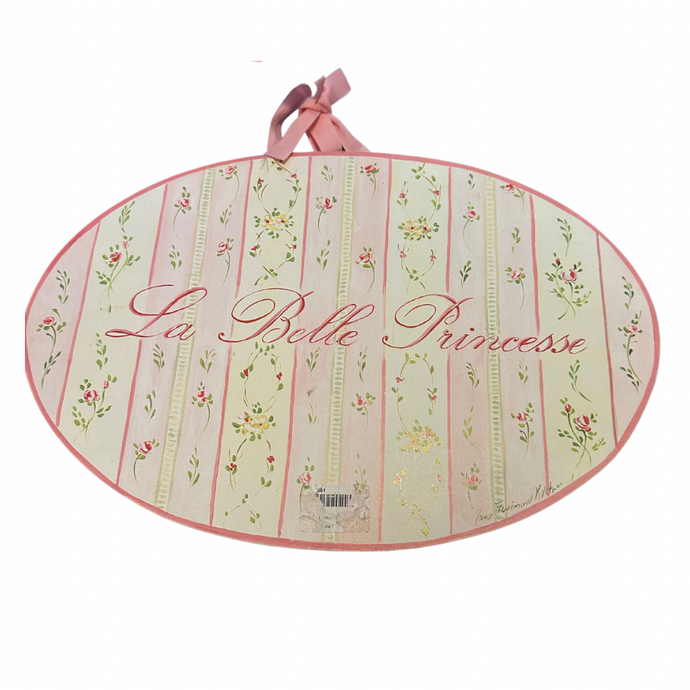 La Belle Princesse Wood Wall Hanging