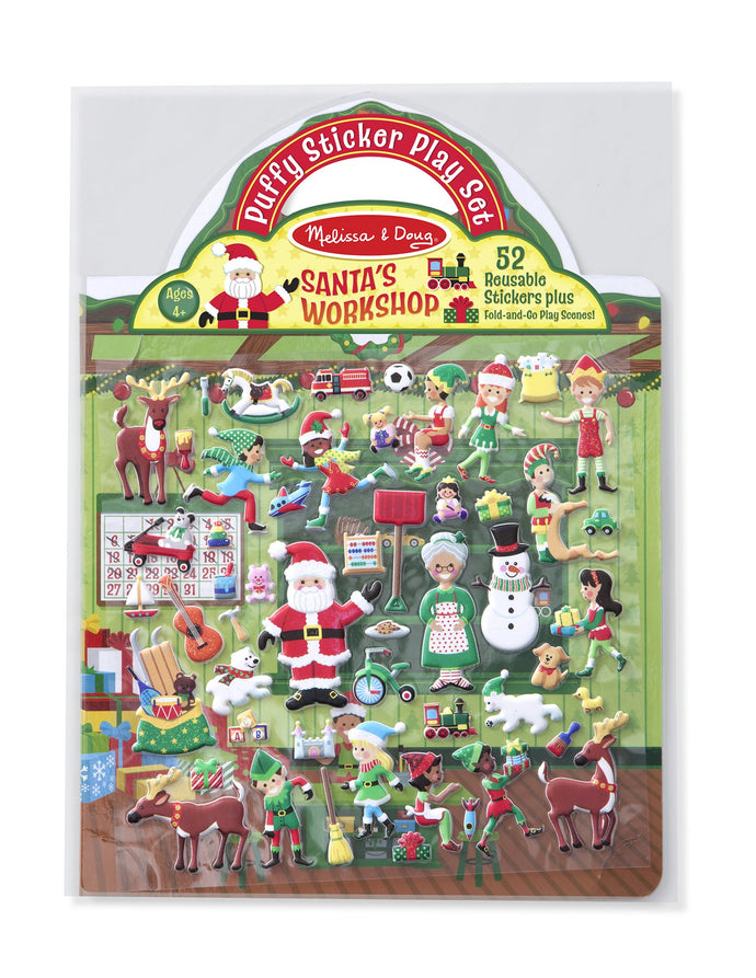 Puffy Sticker - Santa Workshop