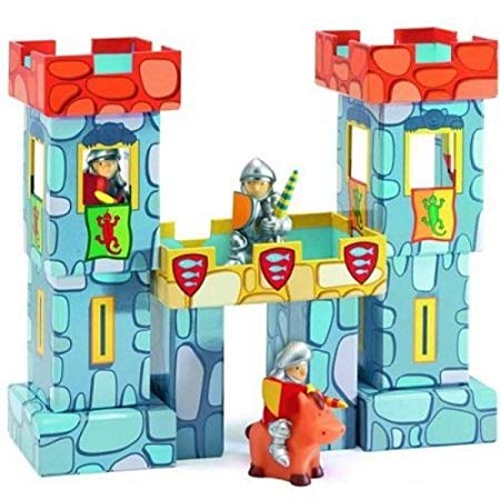 Forticube 14-Piece Castle Building Set with Knights